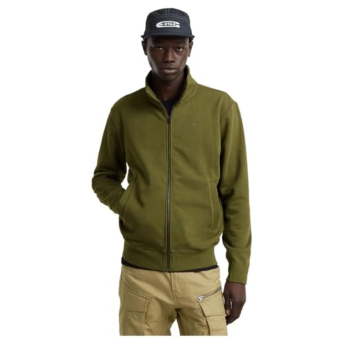 G-Star Herren Nifous Zip Thru Sweatshirt, Grün (Shadow Olive D25122-D566-B230), S von G-STAR