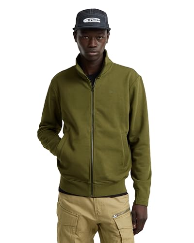 G-Star Herren Nifous Zip Thru Sweatshirt, Grün (Shadow Olive D25122-D566-B230), M von G-STAR RAW