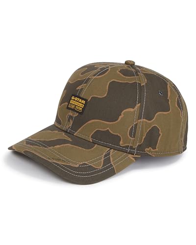 G-Star Herren Originals Baseball Cap, Mehrfarben (Shadow Olive Island camo D03219-D553-G739), PC von G-STAR