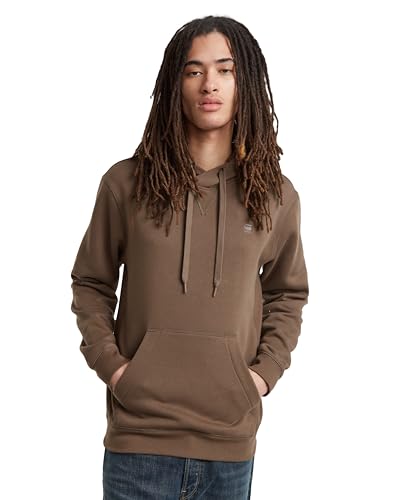 G-Star Herren Premium Core Hooded Sweatshirt, Braun (Turf D16121-C235-273), M von G-Star RAW
