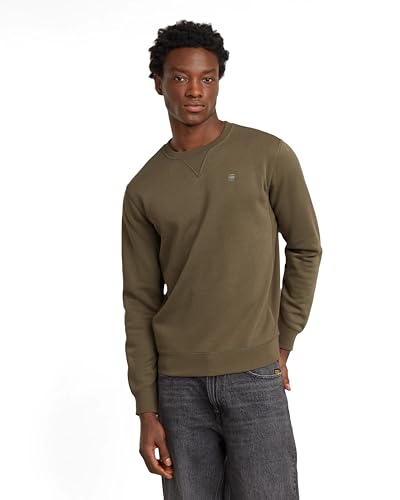 G-Star Herren Premium Core Sweatshirt, Braun (Turf D16917-C235-273), S von G-Star RAW