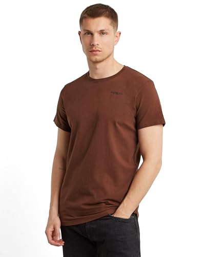 G-Star Herren Slim Base T-Shirt, Rot (dk Plum D19070-C723-8168), XL von G-Star RAW