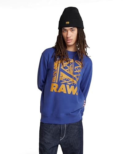 G-Star RAW Men's Sweats Construction r sw, Blau (Radar Blue D24678-D562-1474), M von G-Star RAW