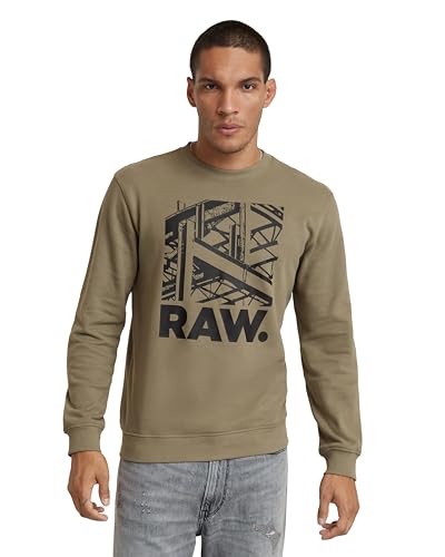 G-Star RAW Men's Sweats Construction r sw, Grün (Shamrock D24678-D562-2199), M von G-STAR