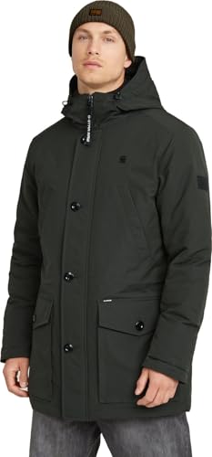 G-Star Herren Vodan Padded Hooded Parka, Grau (asfalt D26402-D908-995), L von G-Star RAW