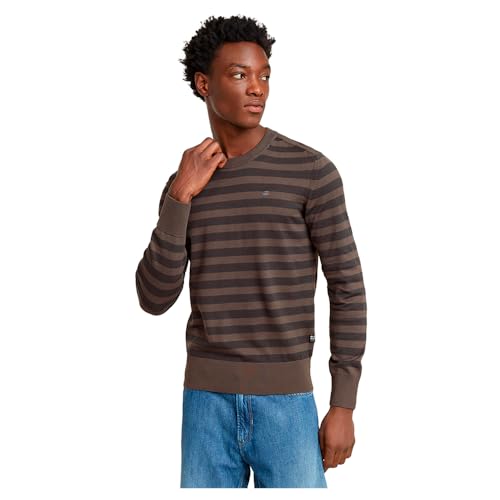 G-Star Herren Stripe Knitted Pullover, Mehrfarben (gs Grey/Asfalt Stripe D25155-D840-G740), M von G-STAR