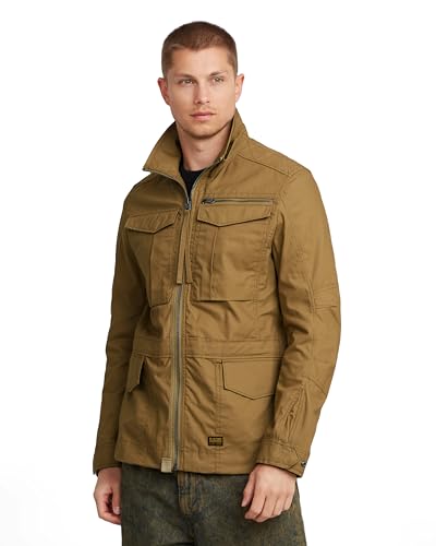 G-Star Herren Rovic Slim Field Jacke, Braun (kangaroo D24282-D389-7162), S von G-Star RAW