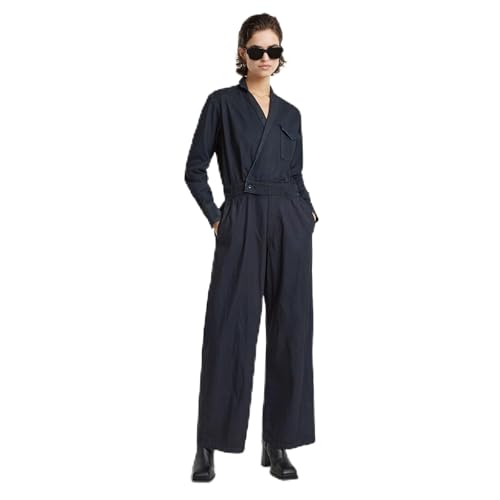 G-Star Damen Tailored Wrap Jumpsuit, Blau (worn in adrift cobler D25317-D777-G818), M von G-Star RAW