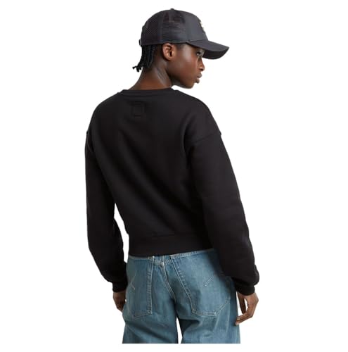 G-Star Damen Circle Graphic Loose Sweatshirt, Schwarz (dk Black D25044-D427-6484), L von G-STAR RAW