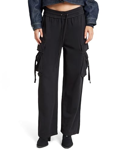 G-Star RAW Women's Pants Lt Weight Utility Loose sw Pant wmn, Schwarz (dk Black gd D24568-B661-B564), M von G-Star RAW