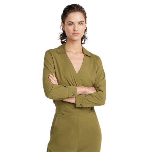 G-Star Damen Shirt Jumpsuit, Grün (antic green D25024-B771-735), XS von G-STAR