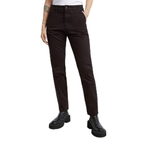 G-STAR Damen Slim Chino, Schwarz (dk Black D25261-D715-6484), 28W / 30L von G-Star Raw