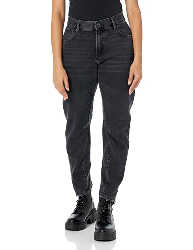 G-Star Raw Damen Arc 3D Boyfriend Jeans, Getragen in Black Smoke, 31W x 30L von G-STAR RAW