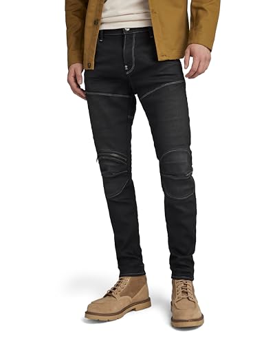 G-Star Raw Herren 5620 3D Zip Knee Skinny Jeans, Reißverschluss Knie: New Dark Aged, 34W / 36L von G-STAR