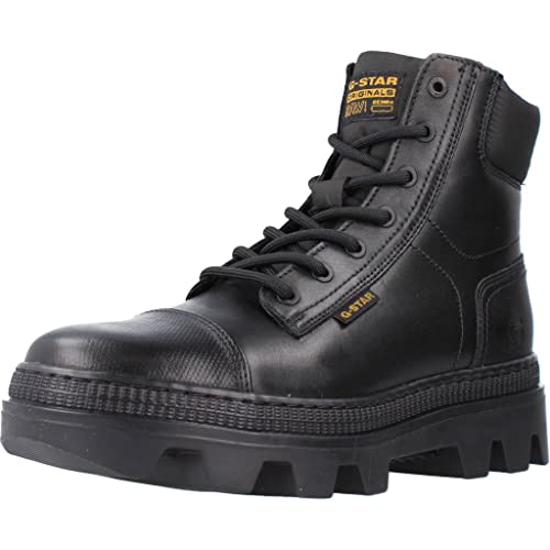 G-star Raw Damen NOXER-HGH-LEA-NYL-W Ankle Boot, Black, 36 EU von G-star Raw
