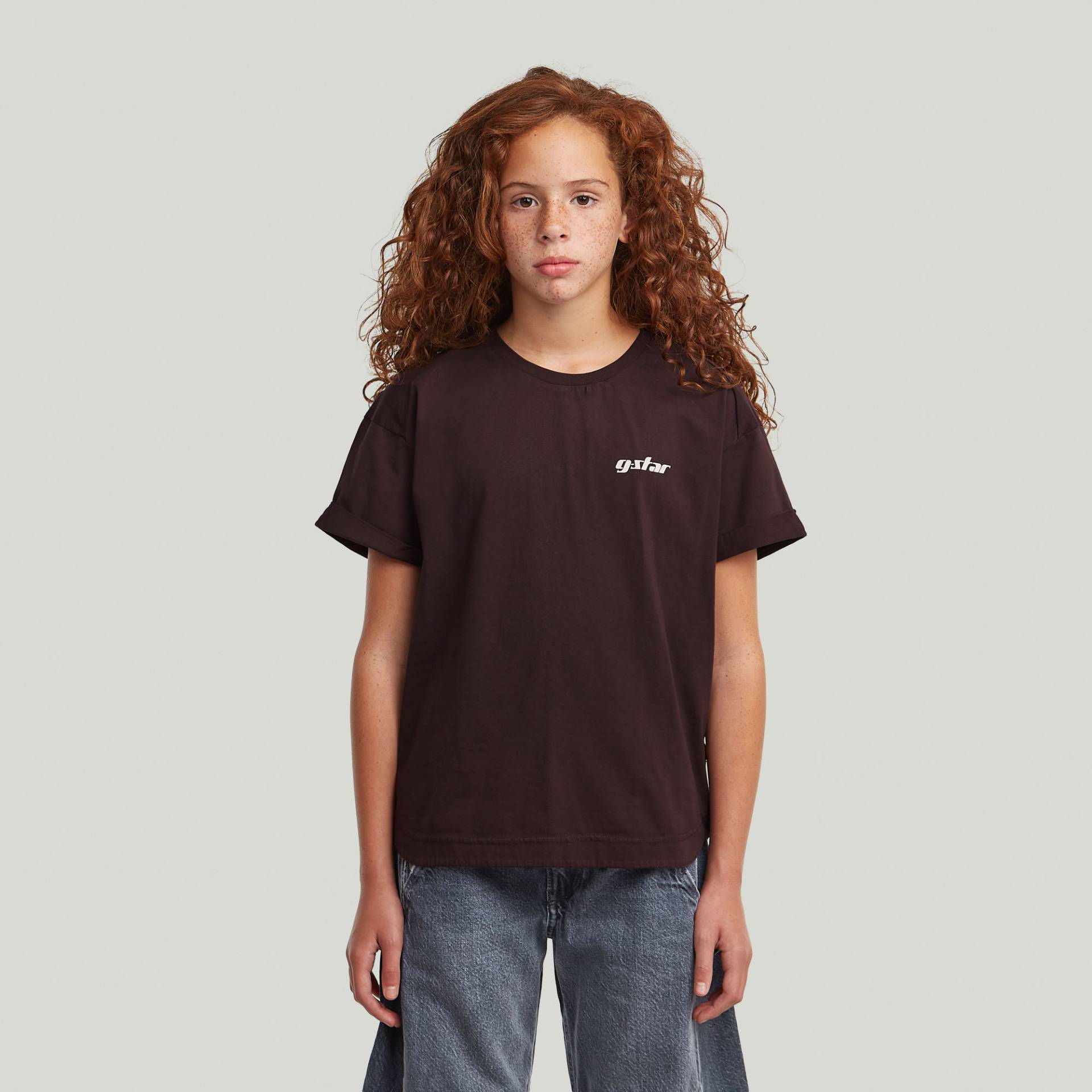 Girls Rolled Up T-Shirt von G-STAR