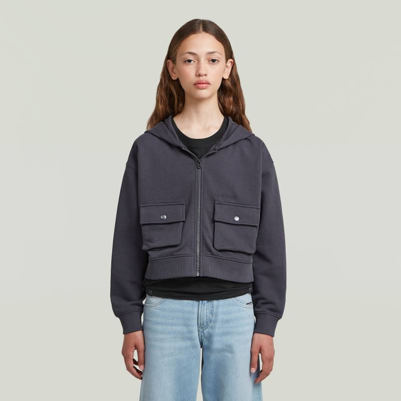 Girls Utility Zipp Cropped Cardigan von G-STAR