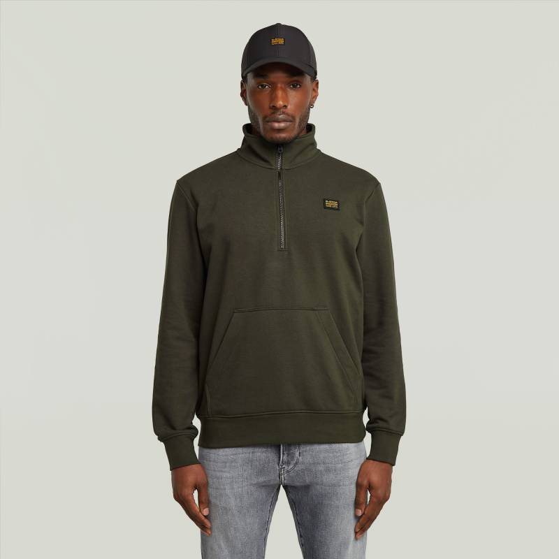 Half Zip Sweatshirt Label Badge von G-STAR