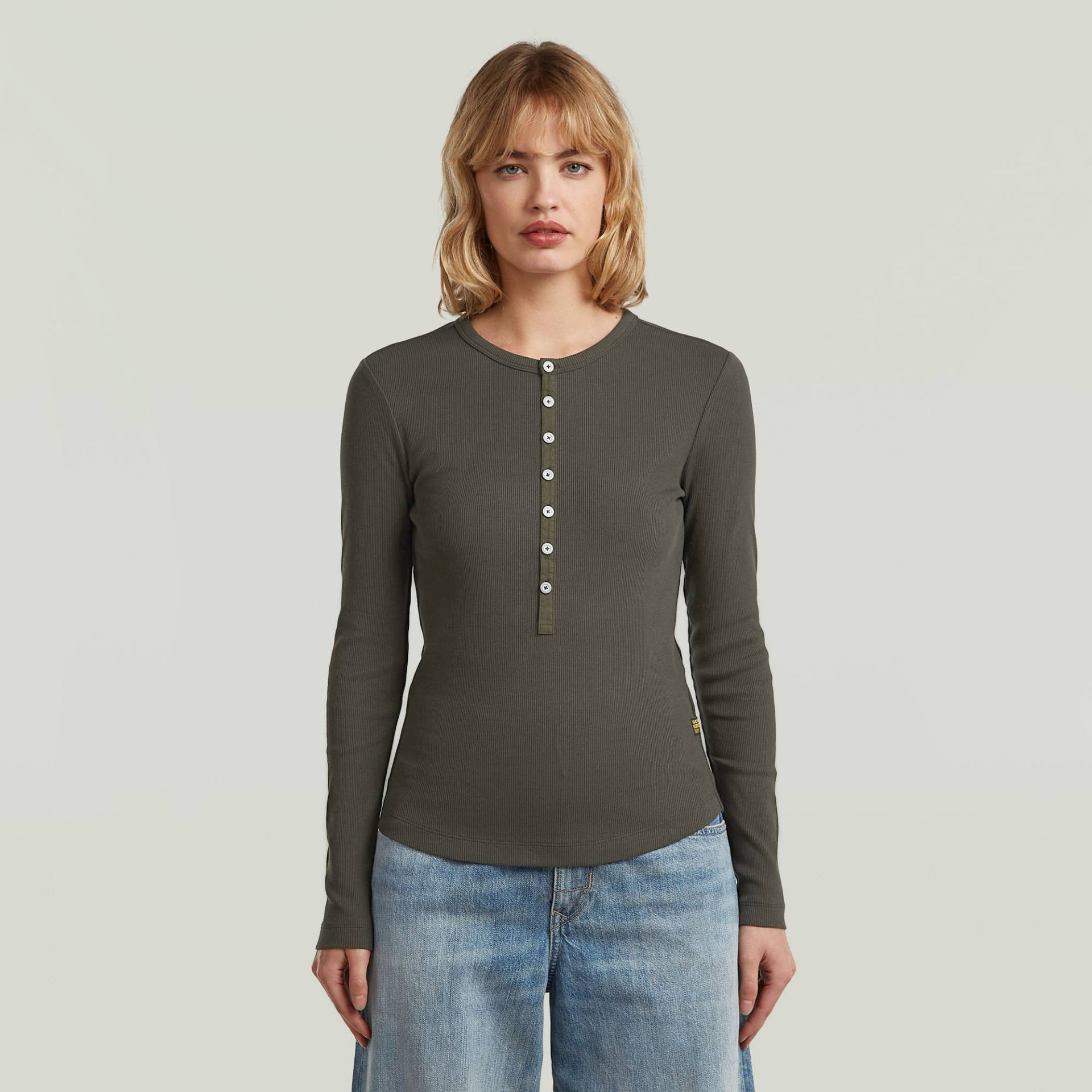 Henley Slim T-Shirt von G-STAR