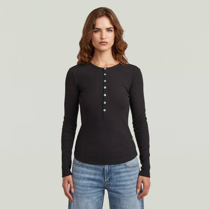 Henley Slim T-Shirt von G-STAR