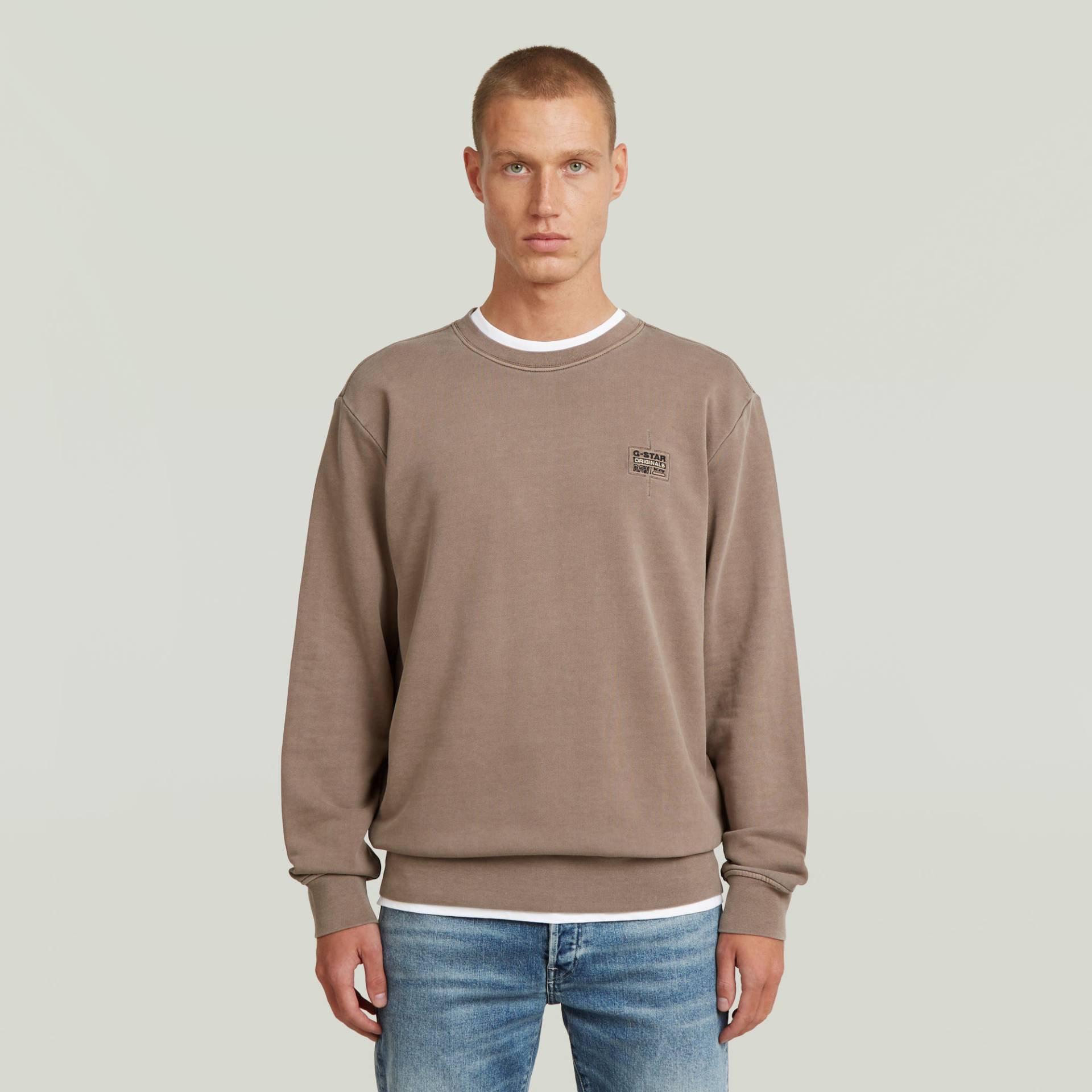 Logo Overdyed Sweater von G-STAR