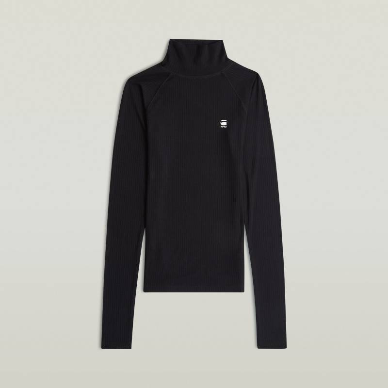 Logo Slim Rib Mock von G-STAR