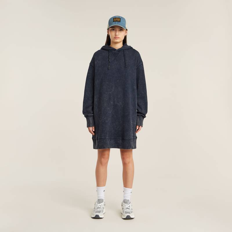 Loose Overdyed Hooded Sweater Kleid von G-STAR