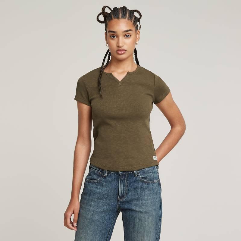 Micro Placket Slim Top von G-STAR