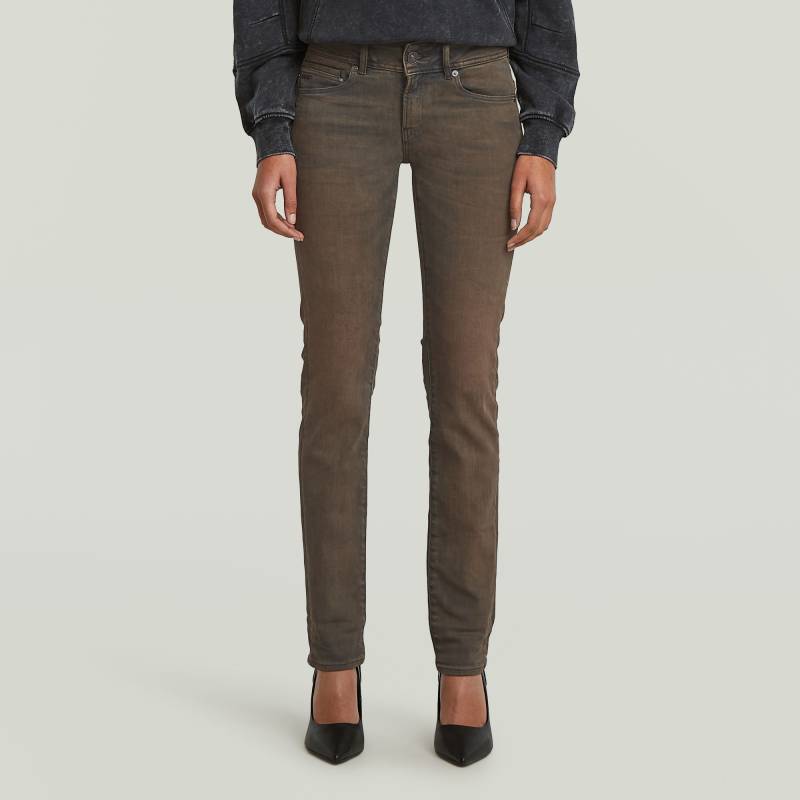 Midge Slim Straight Jeans von G-STAR