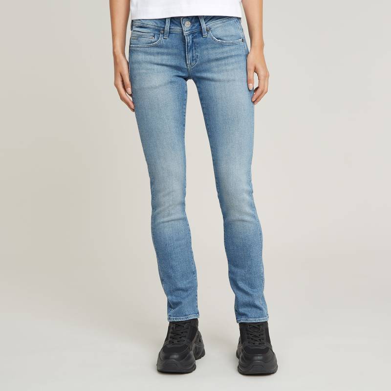 Midge Slim Straight Jeans von G-STAR