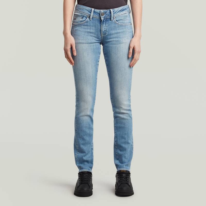 Midge Slim Straight Jeans von G-STAR