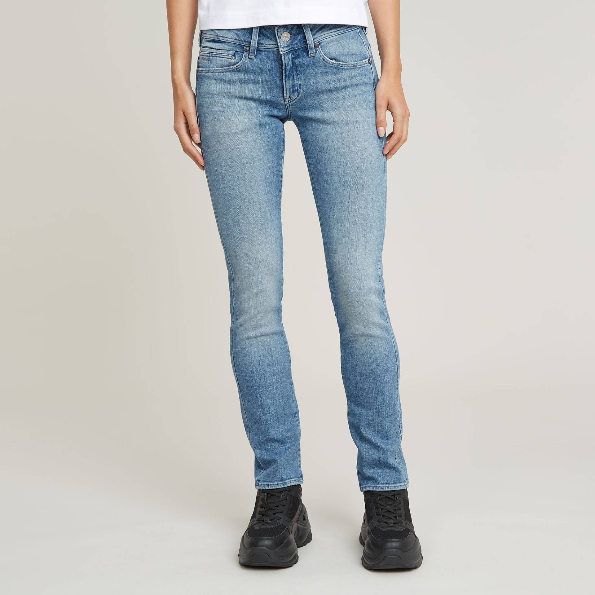 Midge Slim Straight Jeans von G-STAR