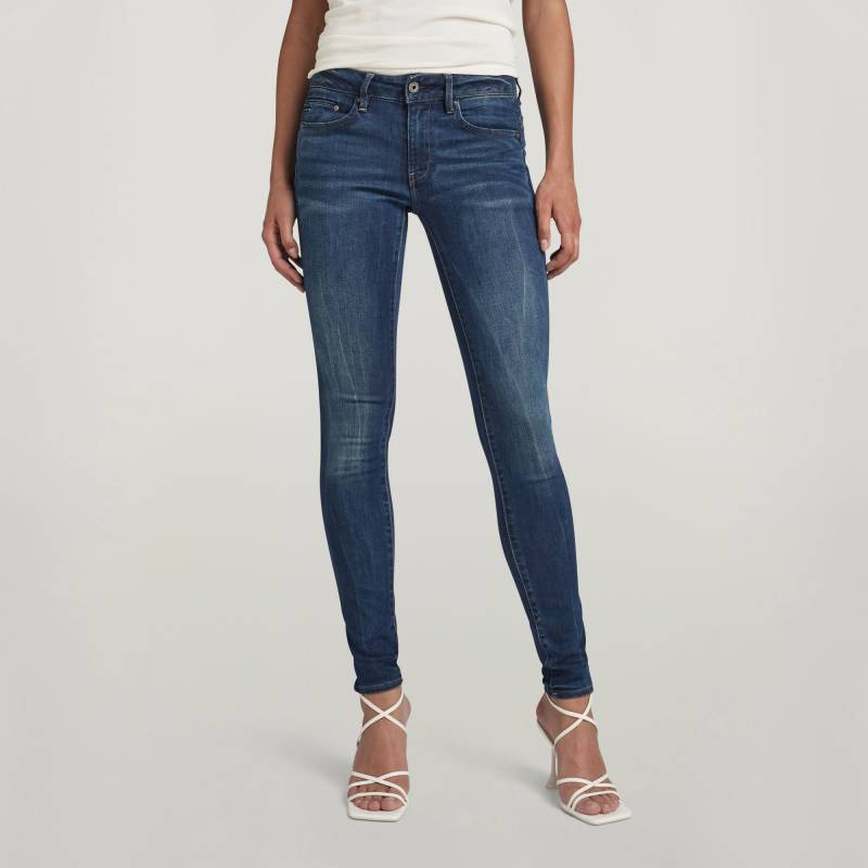 Midge Zip Mid-Waist Skinny Jeans von G-STAR