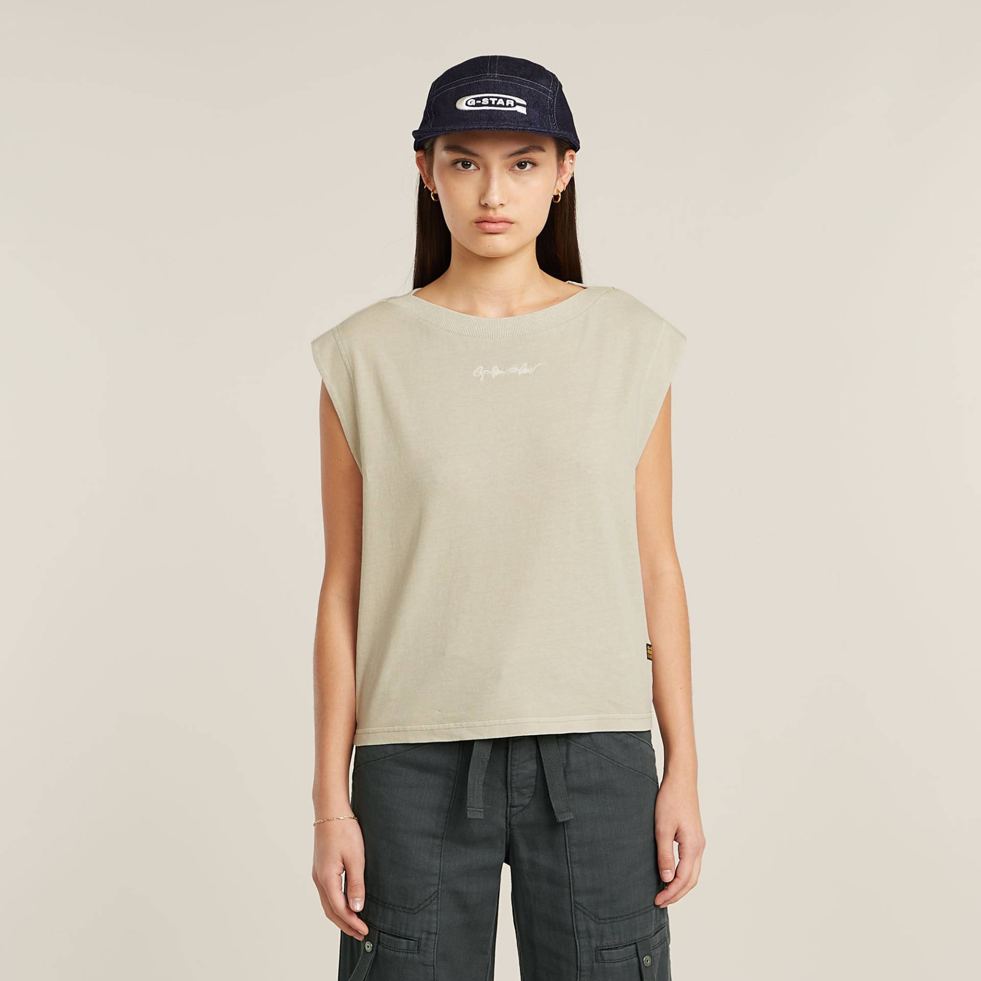 Mini G-Script Logo Overdyed Top von G-STAR