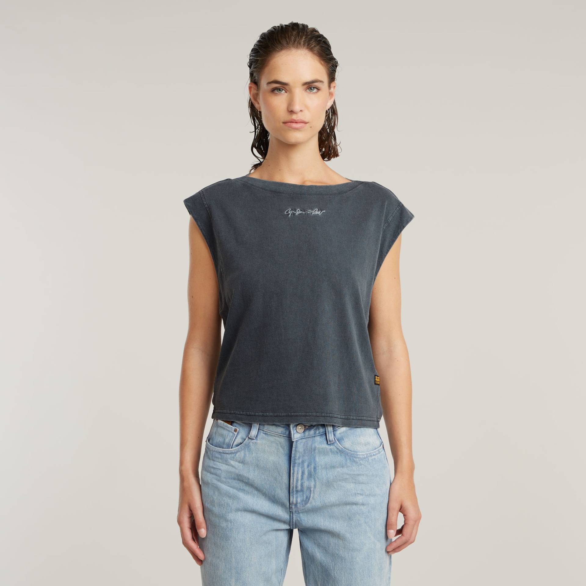 Mini G-Script Logo Overdyed Top von G-STAR