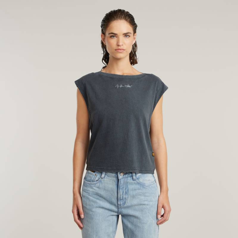 Mini G-Script Logo Overdyed Top von G-STAR