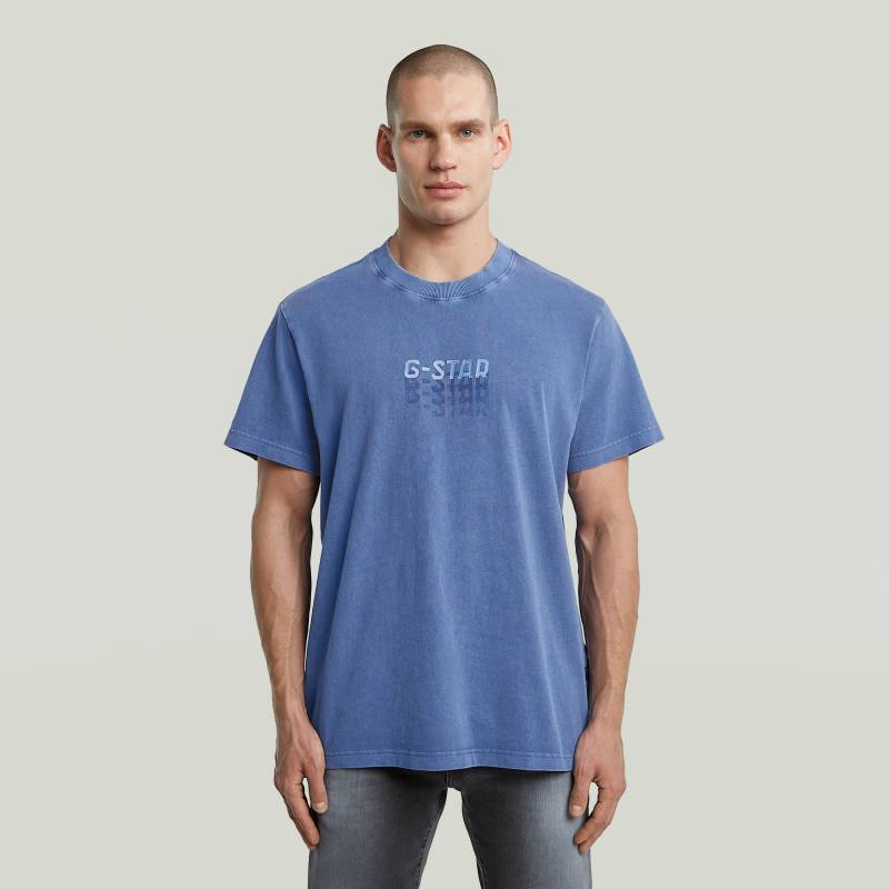 Multi Logo Overdyed Loose T-Shirt von G-STAR