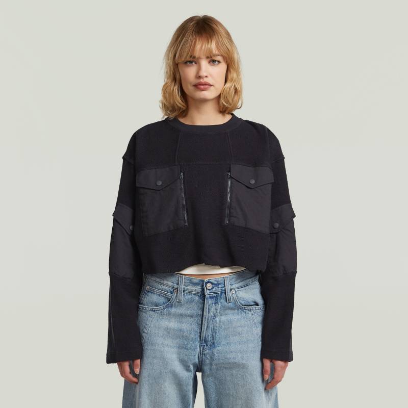 Multi Pocket Mix Loose Cropped Sweater von G-STAR