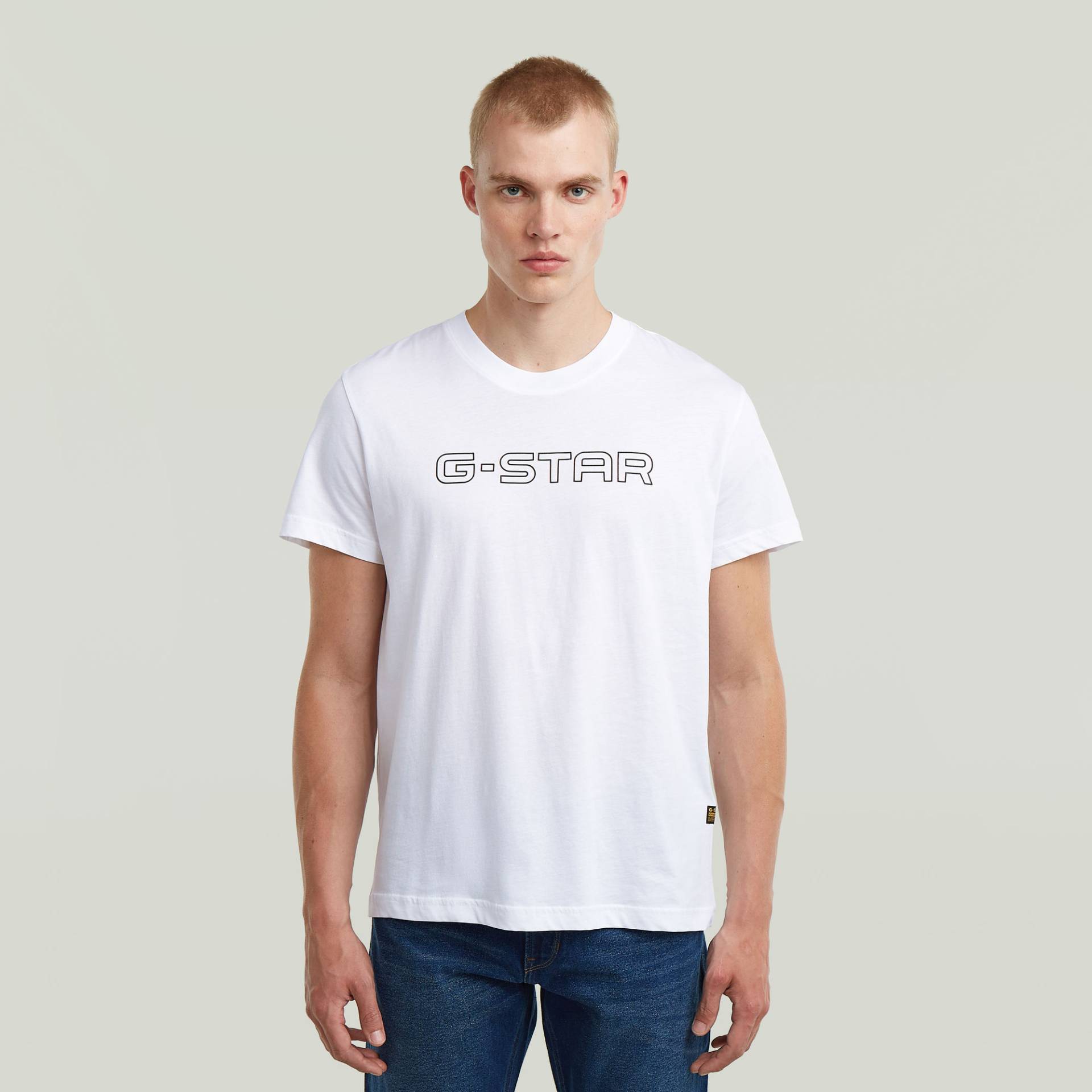 Outline Corporate Script Logo T-Shirt Outline Corporate Script Logo T-Shirt von G-STAR