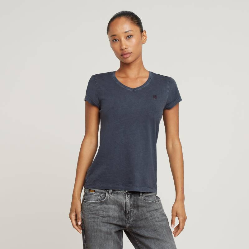 Overdyed Eyben Slim V-Neck Top 2.0 von G-STAR