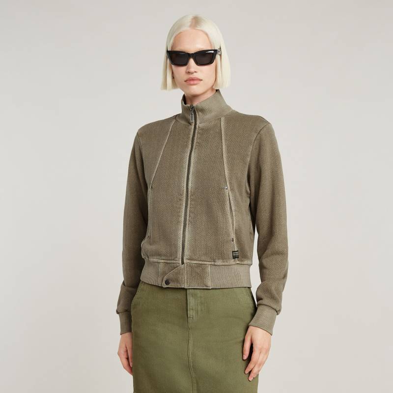 Overdyed Slim Track Sweater Jacke von G-STAR
