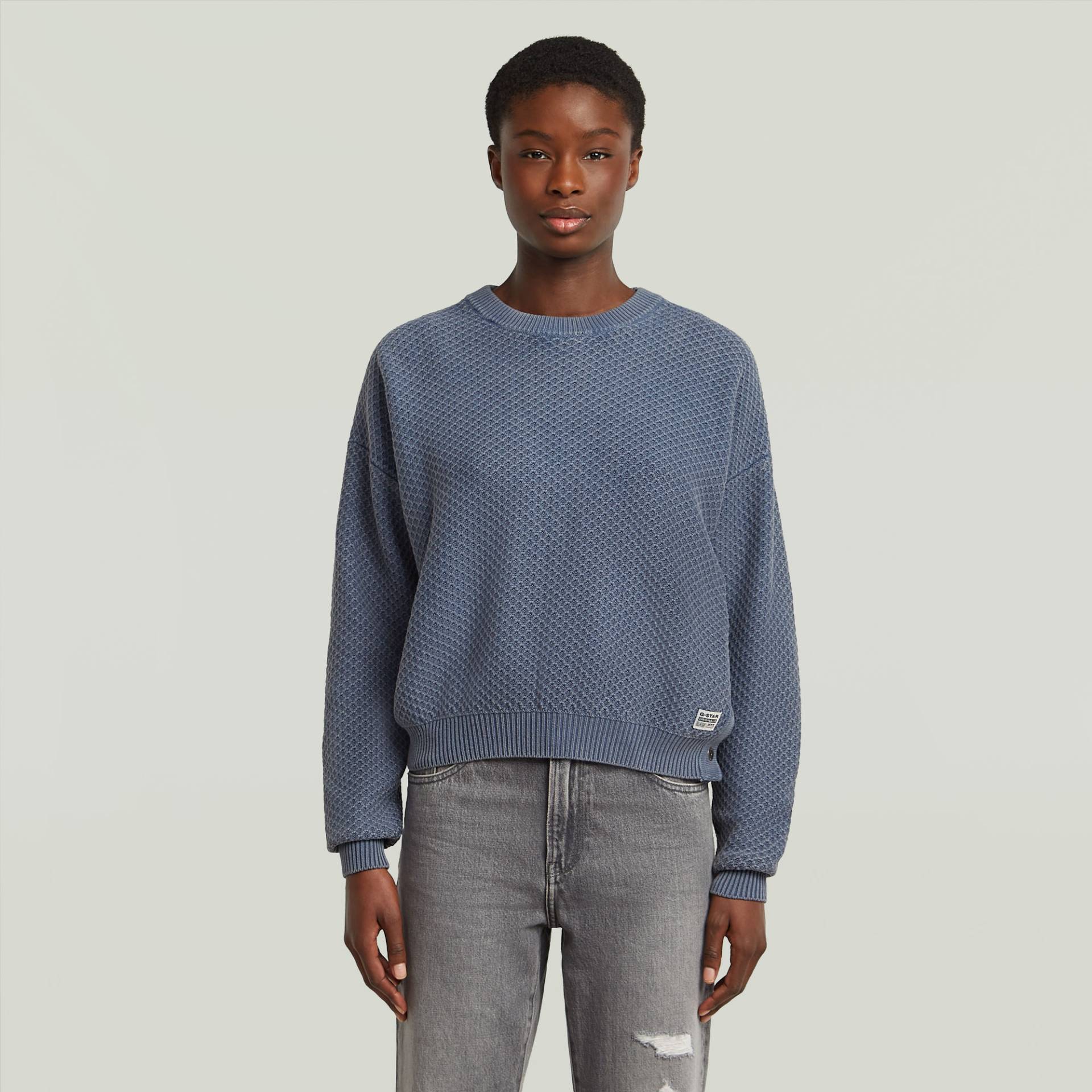 Overdyed Structure Knitted Pullover von G-STAR