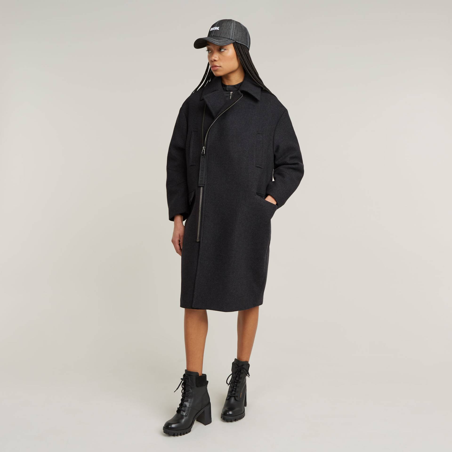 Oversized Zip Cocoon Mantel von G-STAR