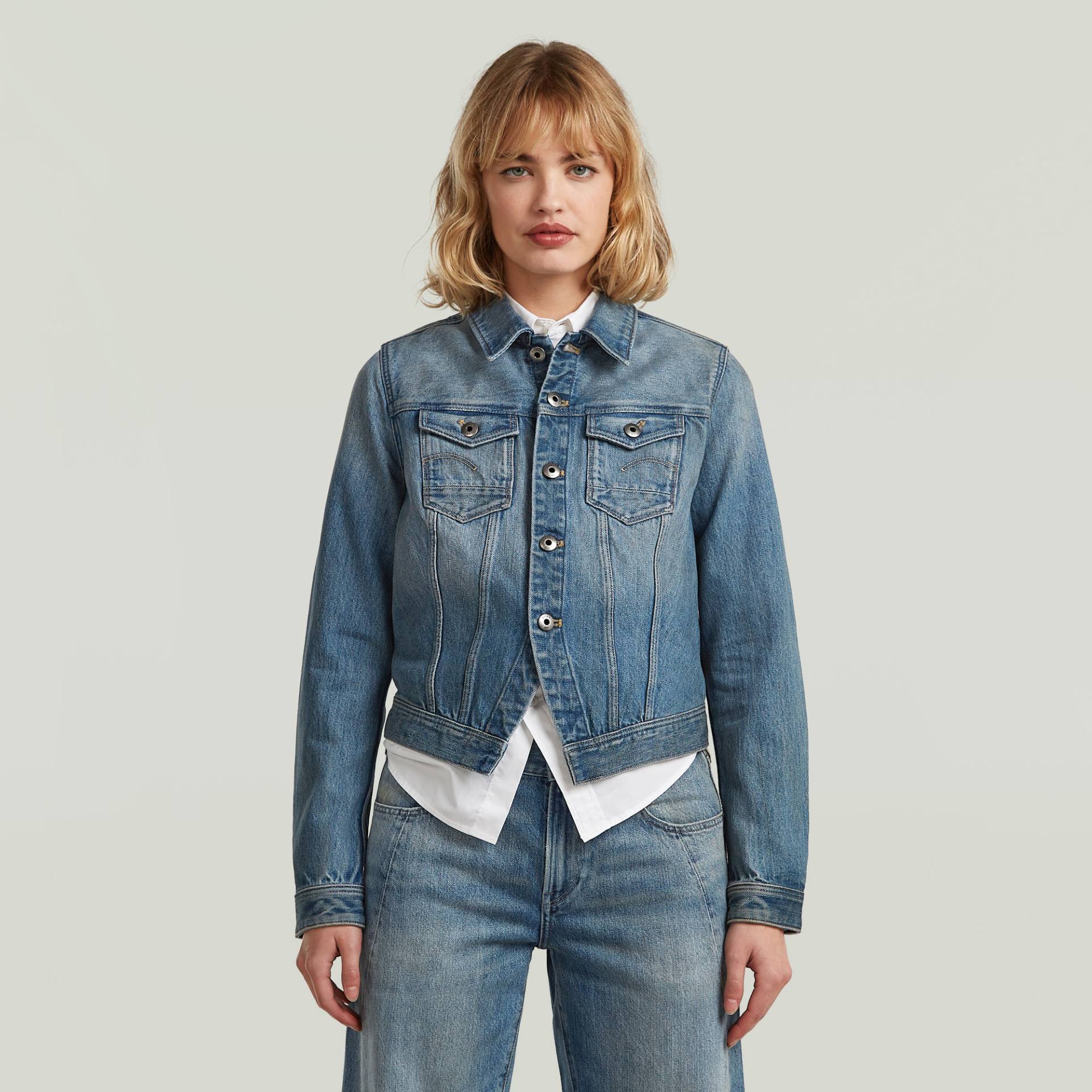Pitched Hem Slim Jacke Pitched Hem Slim Jacke von G-STAR