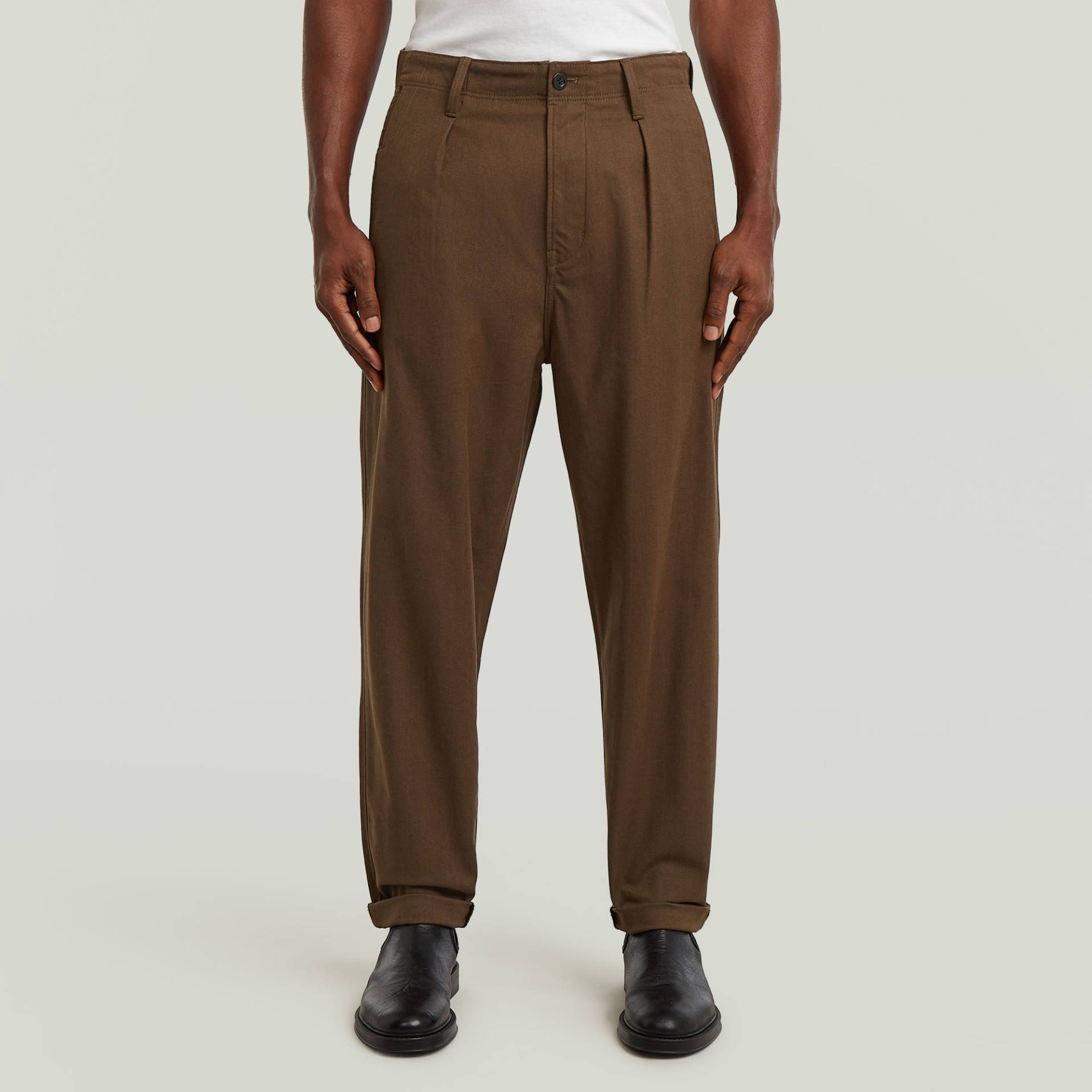Pleated Chino Relaxed Tapered von G-STAR