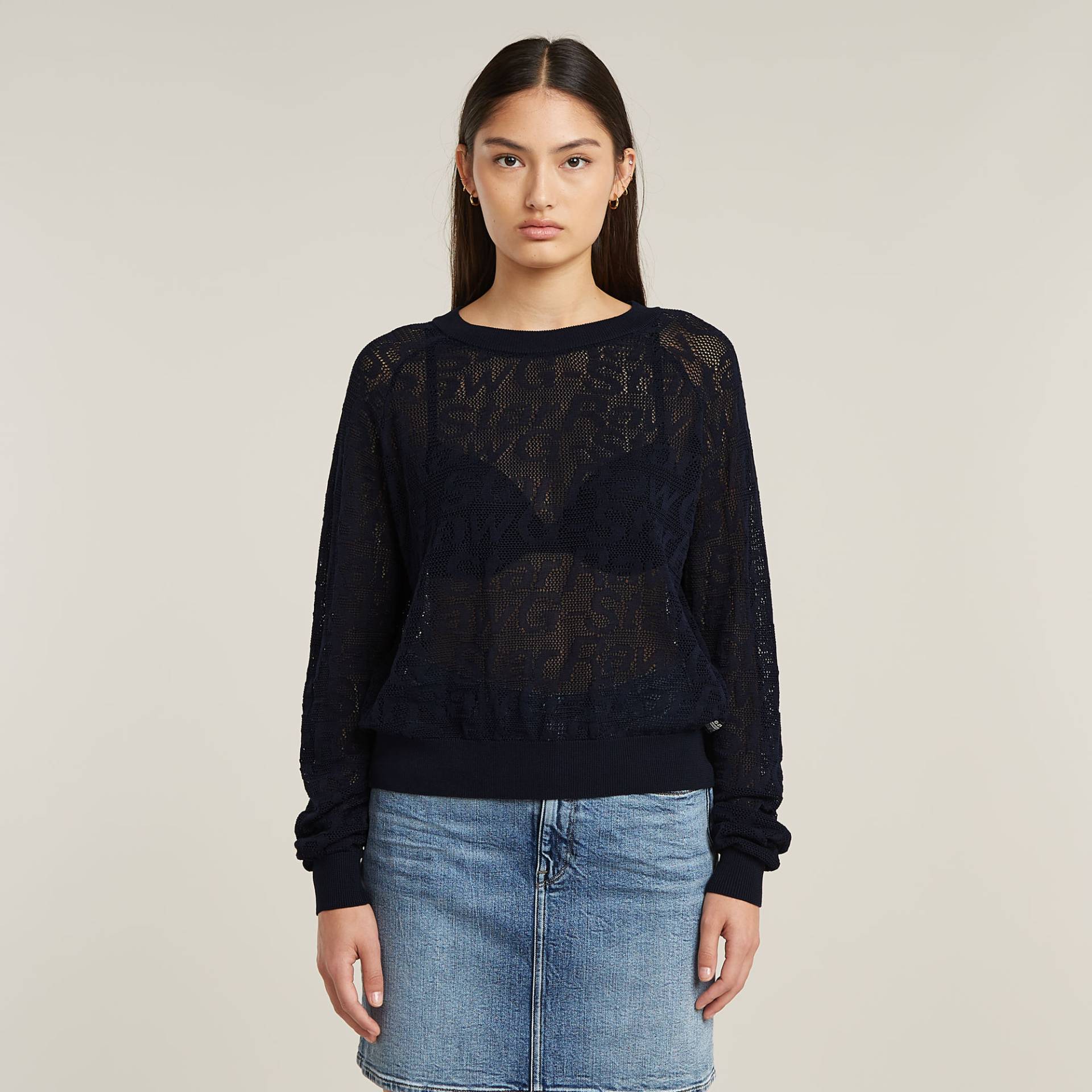 Pointelle Lightweight Knitted Pullover Pointelle Lightweight Knitted Pullover von G-STAR