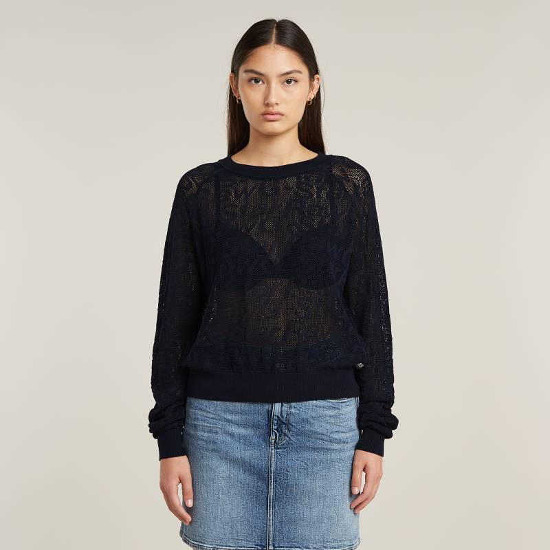 Pointelle Lightweight Knitted Pullover Pointelle Lightweight Knitted Pullover von G-STAR