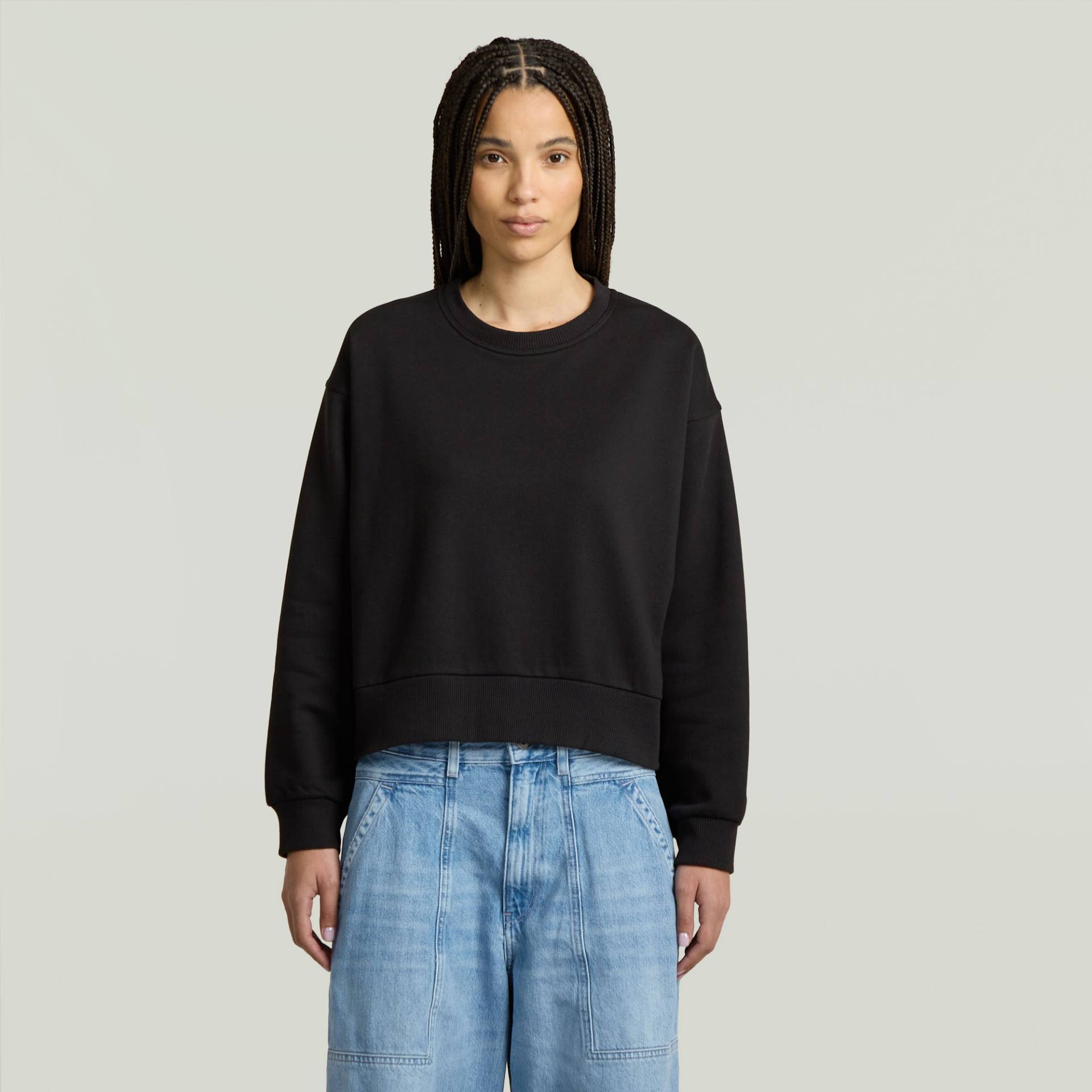 Premium Core Cropped Loose Sweatshirt von G-STAR