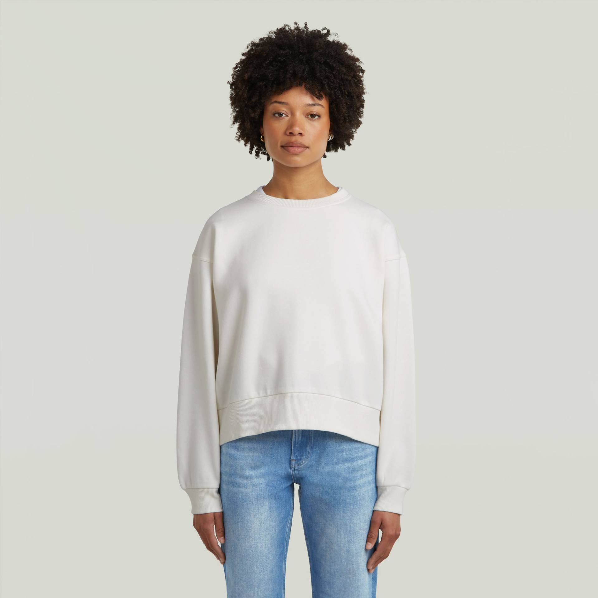 Premium Core Cropped Loose Sweatshirt von G-STAR