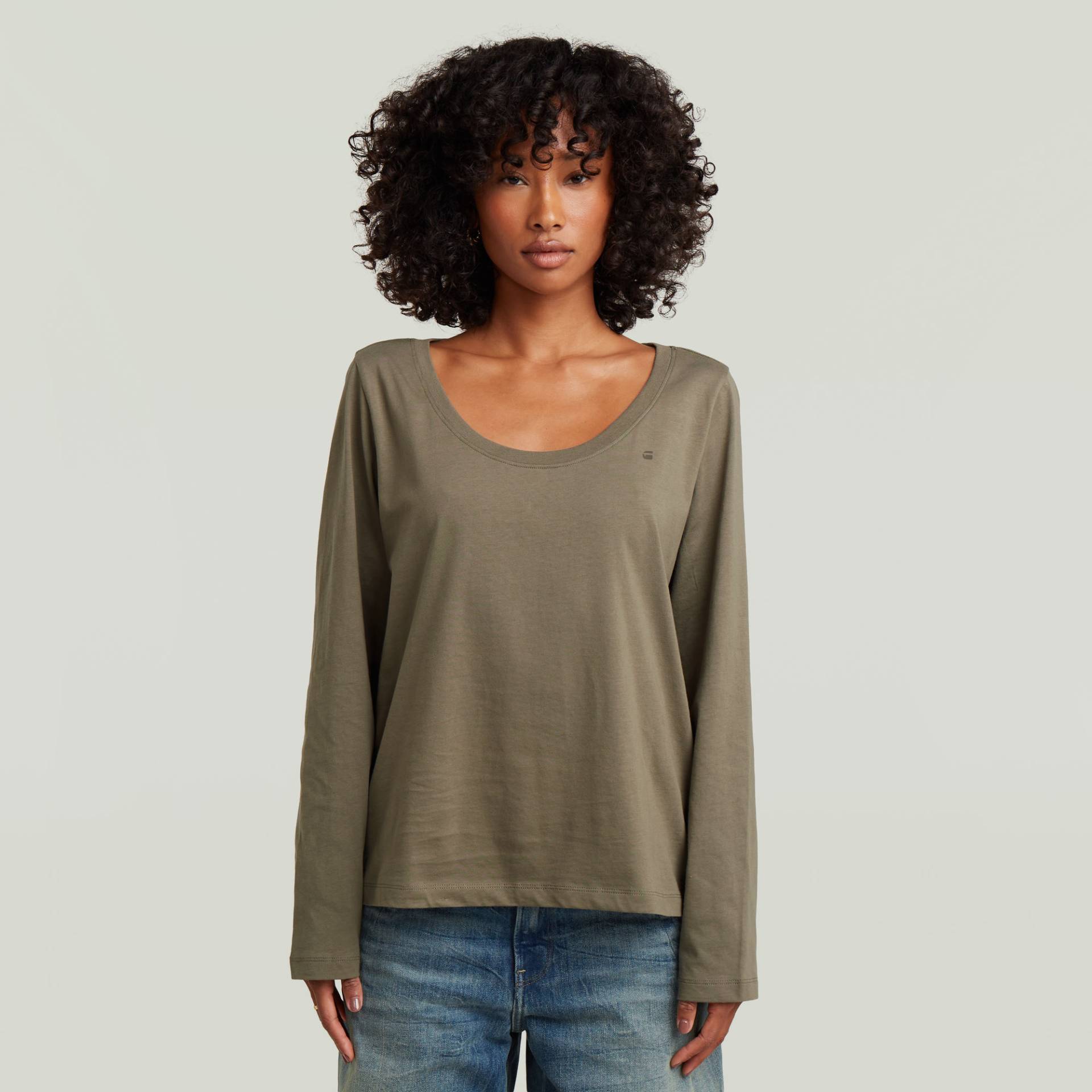 Scoop Neck Long Sleeve T-Shirt von G-STAR